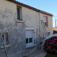 Décontamination et lavage façade avant mise en peinture